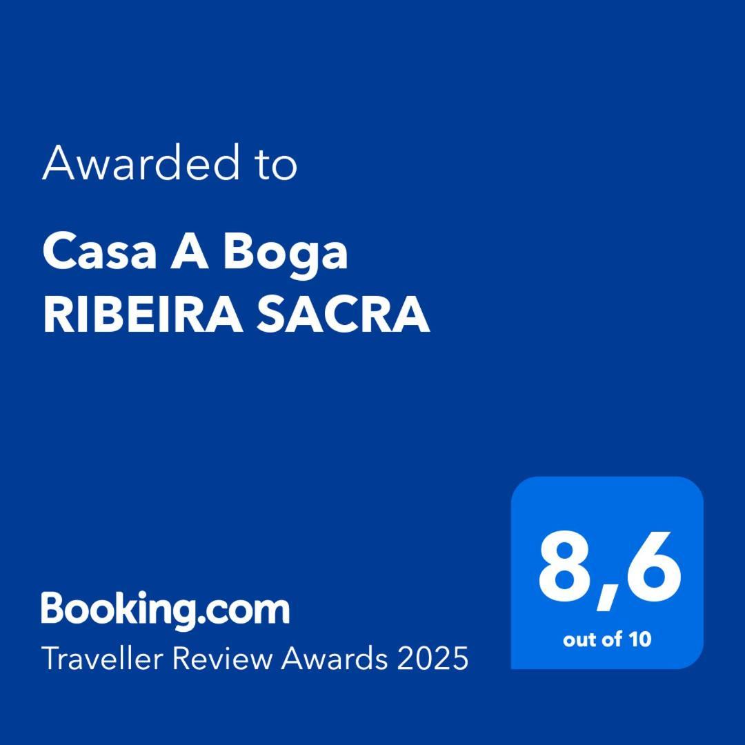 Casa A Boga Ribeira Sacra Villa Abeleda Bagian luar foto